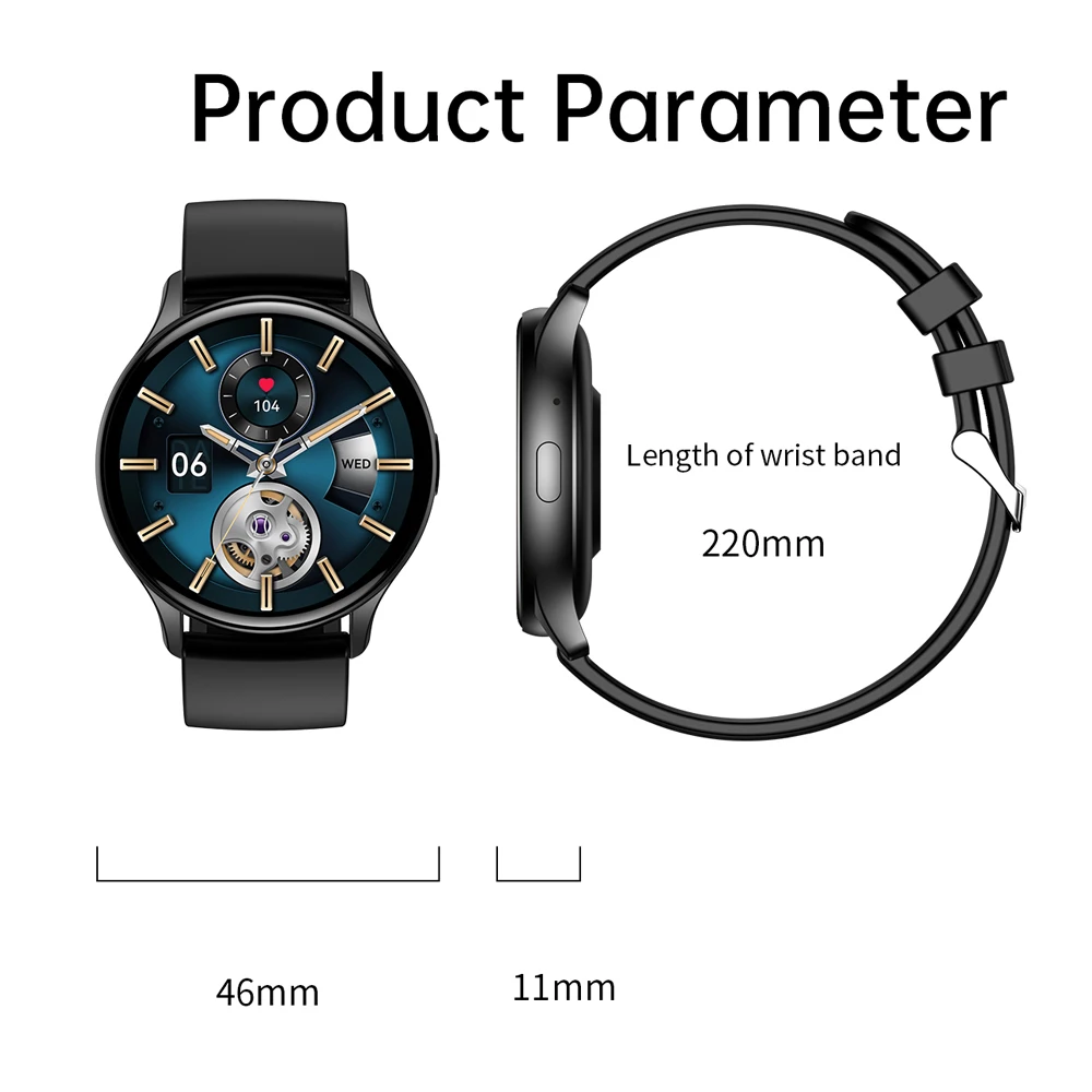 HK89 AMOLED ساعة ذكية 1.43 "بلوتوث دعوة صوت مساعد NFC اللياقة البدنية الرياضة الصحة الرجال النساء Smartwatch للهاتف أندرويد #5