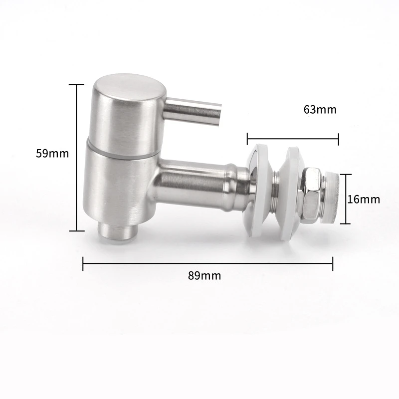 1pc 304 stainless steel Beer Barrel Faucet Juice Machine Soda Barrel Coffee Machine Juice Dispenser Tap