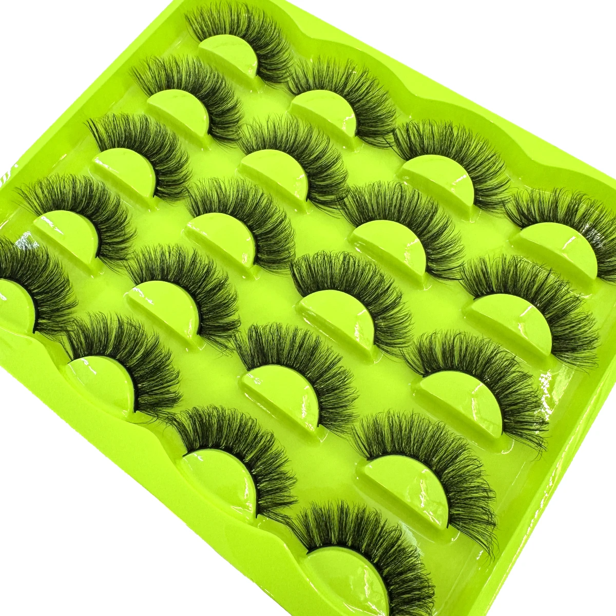 10 Pairs 3D Faux Mink Wispy False Eyelashes