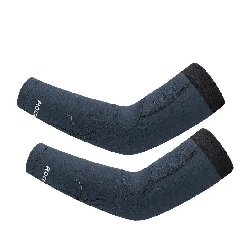 Rockbros Radsport Ärmel Bein Ärmel wind dichte Sport Fleece Ärmel Knies tützen Männer Frauen Herbst Winter Wärme Fahrrad ausrüstung 5