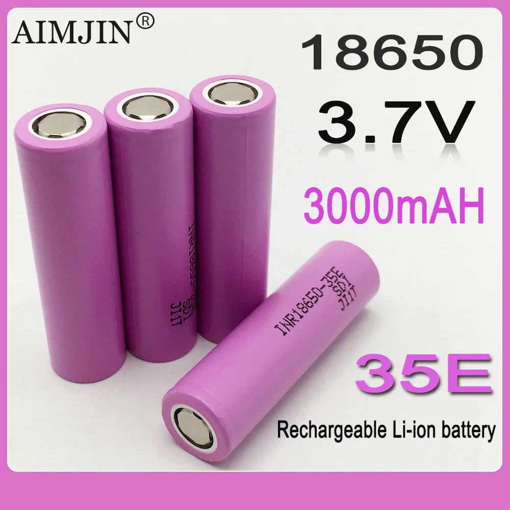 

18650 35E 3.7V 3000mAh Rechargeable Li-ion Battery For Us 18650 Toys, Tools, Flashlight Battery Etc