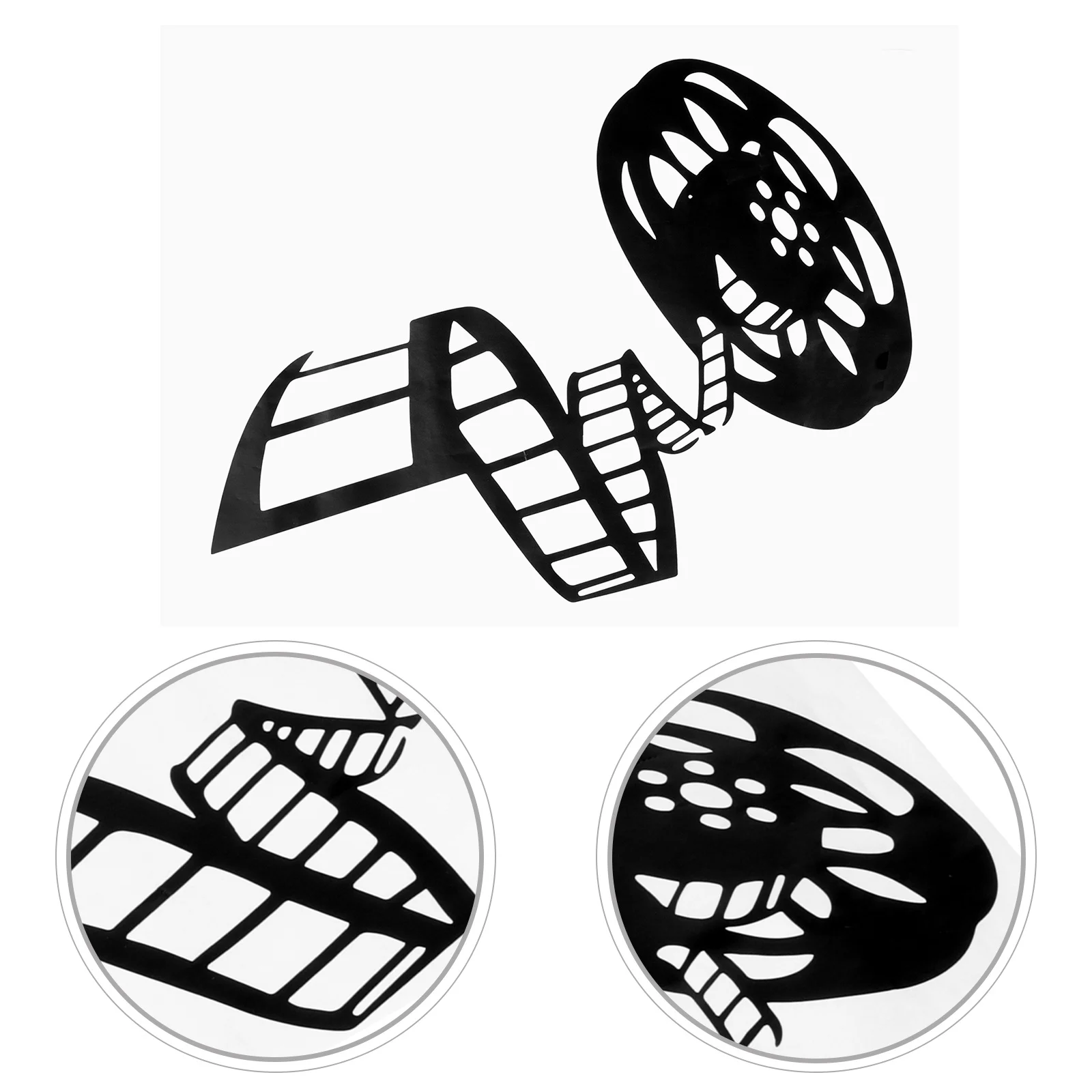 

Movie Reel Wall Sticker Vintage Pattern Decorative Wall Decal Removable Peel and Stick Bedroom Living Room Art