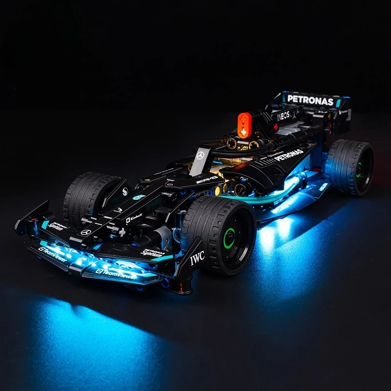 레고 테크닉 메르세데스 AMG F1 W14 E 퍼포먼스 풀백 42165에 적합한 LED 조명 세트(블록은 포함되지 않음)