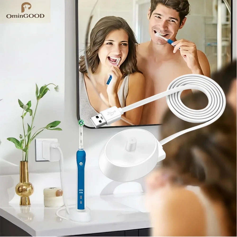 1 Stück Tragbare Ersatz-Ladestation Sichere Reise-Ladestation Passend für Braun Oral-B D12 Pro IO Serie Elektrische Zahnbürste – Detail 5
