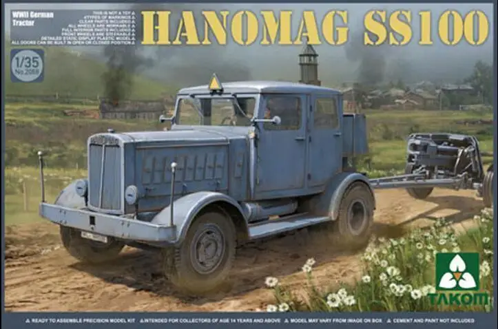 

Takom 2068 1/35 Hanomag SS100, WWII German Tractor Model Kit