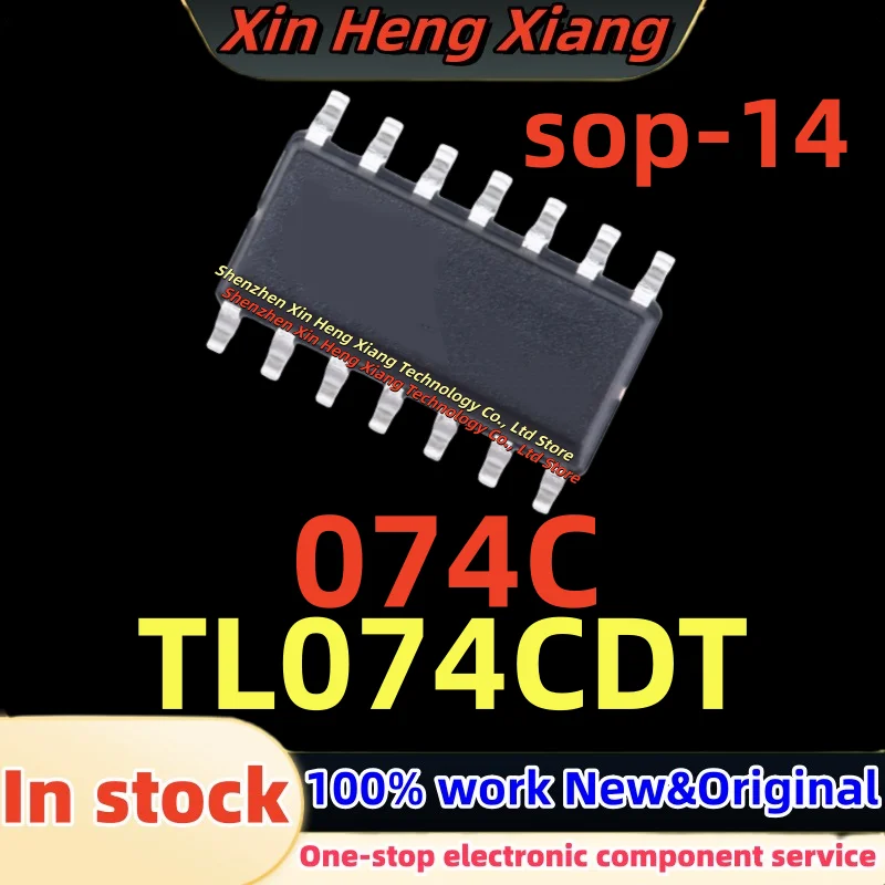 (10pcs) 100%new 074C TL074CDT TL074C sop-14
