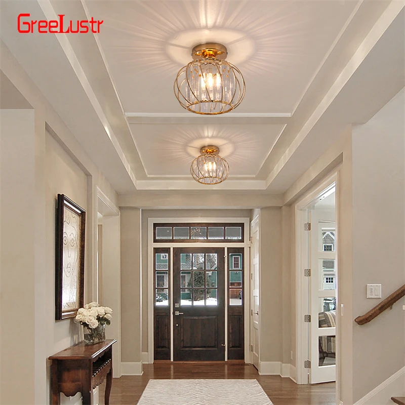 

Minimal Hallway Ceiling Light Suitable For Corridor Cloakrooms Without Light Bulbs E27 Chandelier Lustre Indoor Pendant Lighting