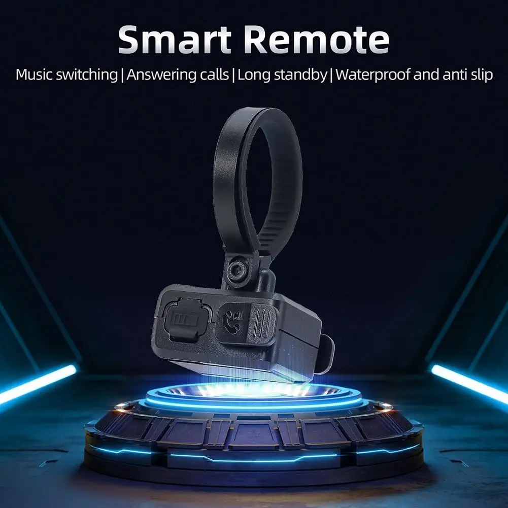 

Bluetooth 5.3 Motorcycle Handlebar Media Controller Wireless Remote with Waterproof,Compatible with Motorcycles and Bikes