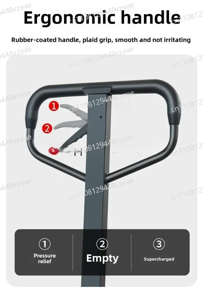 Earth Cattle Pallet Stacking and Unloading Truck 2.5T Q5  Manual Forklift Extended Hydraulic Truck  Lifting Truck