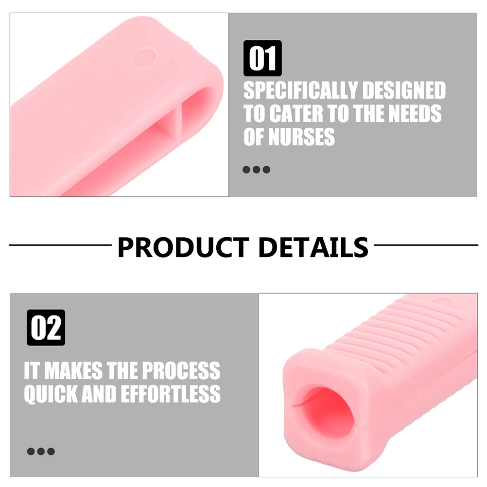 

8Pcs Ampoule Opener Nurse Plastic Vial Breaker Groove Design Hospital Medical Supply Reusable Mini Bottle Opener Portable