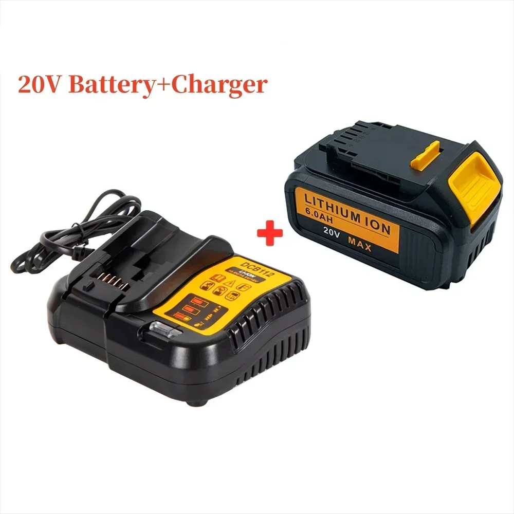 Akumulator litowy 20 V 6 Ah 18650 do elektronarzędzi DeWalt DCB184 DCB200 akumulatorowy zestaw narzędzi elektrycznych 20 V 6000 mah akumulator