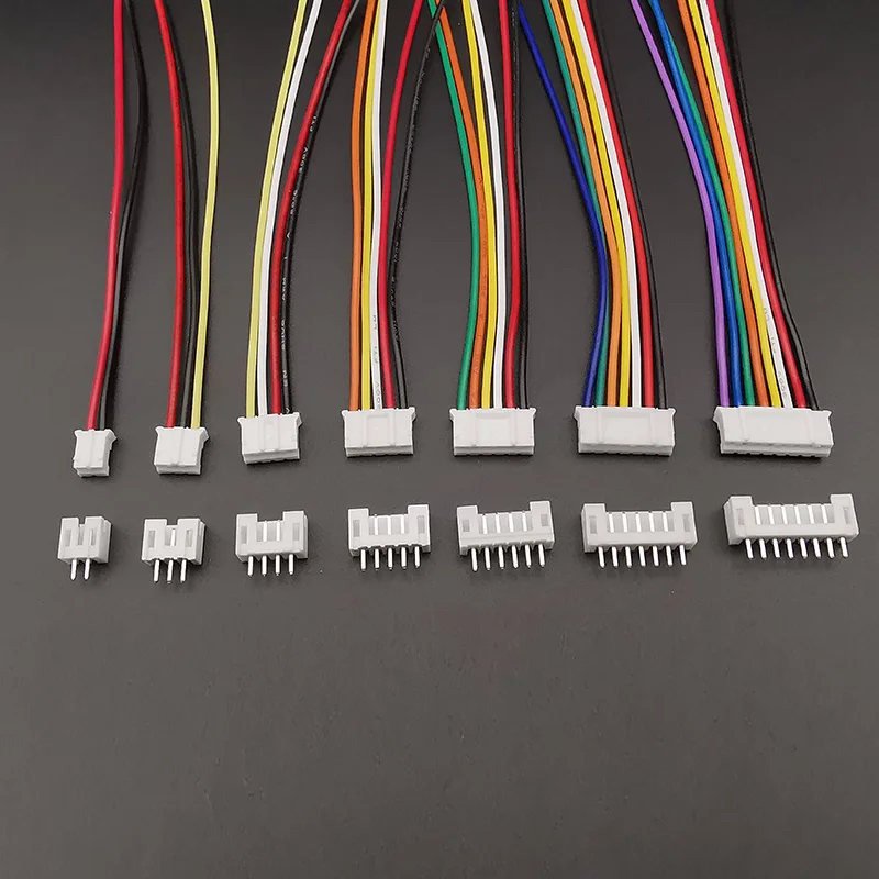 5Sets Mini Small Micro JST 2.0mm PH2.0 Male Female Connector 2/3/4/5/6/7/8-Pin Plug With Terminal Wires Cable Socket 26AWG