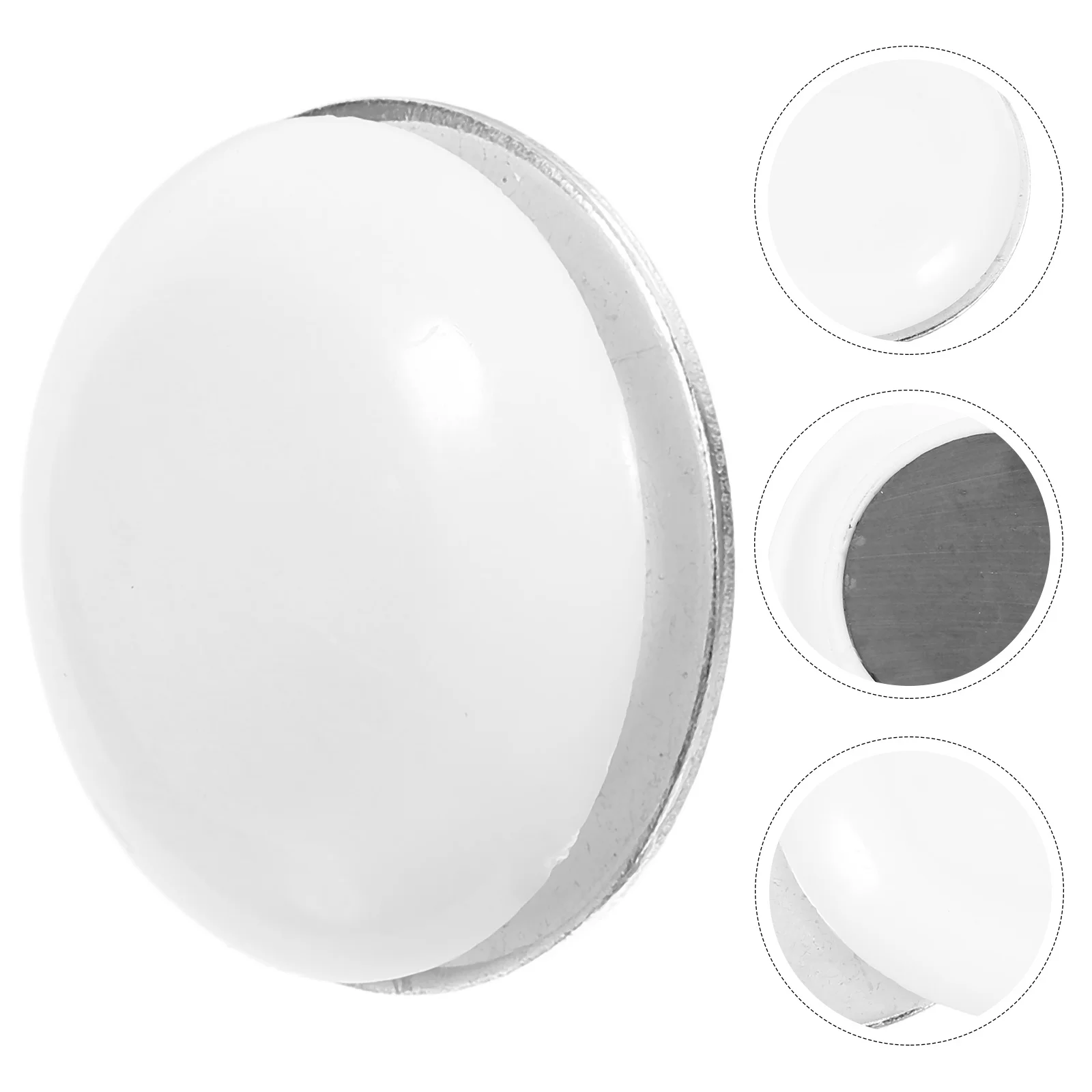 

6pcs Magnetic Curtain Weights Round Windbreak Magnets For Shower Curtain Tablecloth Drapery Liner Bottom Holders Reusable