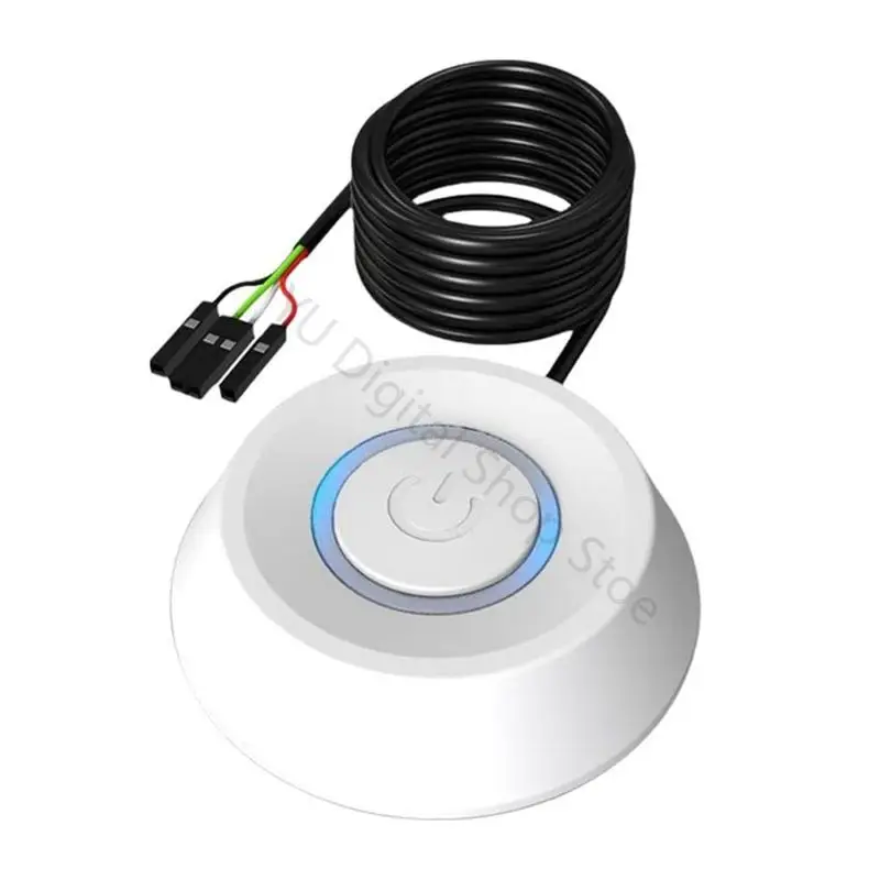 96BA Under Desk Start Button Cable for Computer Daily Home Computer Access