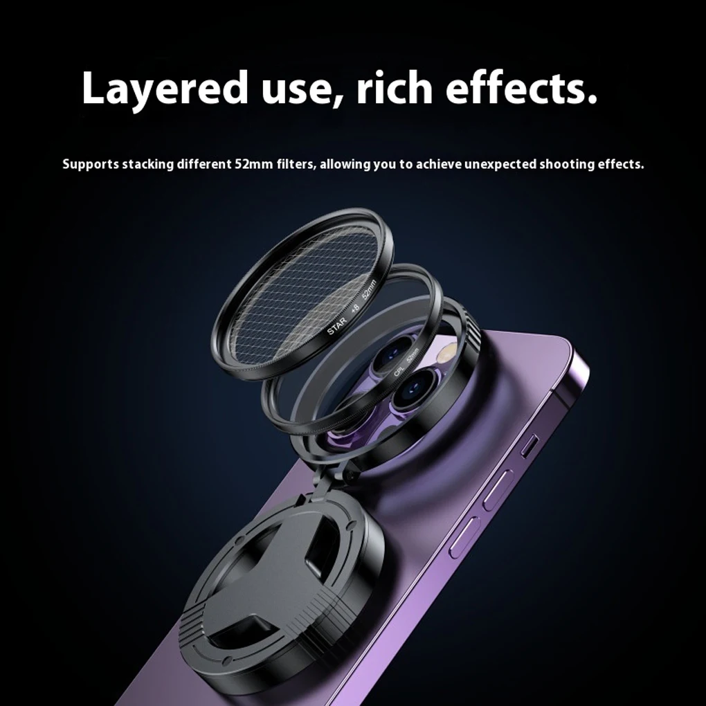 Anti-Reflection Polarizer Filter Magnetic Phone CPL Filter Optical Coating Starry Light HD Photography Filter Polarizing Lens