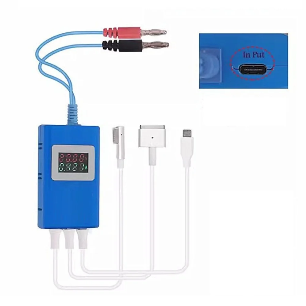 DC Test Cable BY-3200S with Digital LCD Display for Real-Time For current and Voltage Monitoring on Pro 15 16 Inch