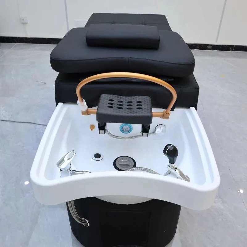 Hair Salon Water Circulation Lay Down Washing Salon Thai Headspa Electric Massage Shampoo Bed