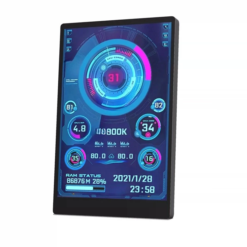 3.5-Inch computer small secondary screen USB Type-C interface Free AIDA64 computer monitoring screen Free AIDA64 IPS