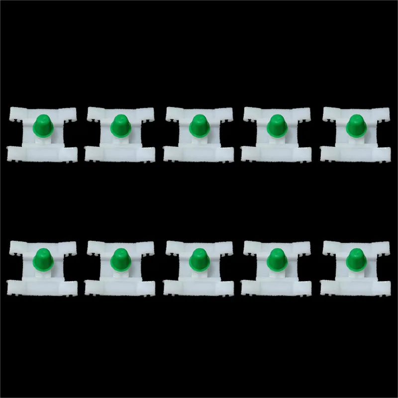 10/20X Auto Door Trim Bump Strip Clips Molding Short Stem For Vw Golf Mk 3 1H0853585B Door Trim Clips Plastic Trim Clips