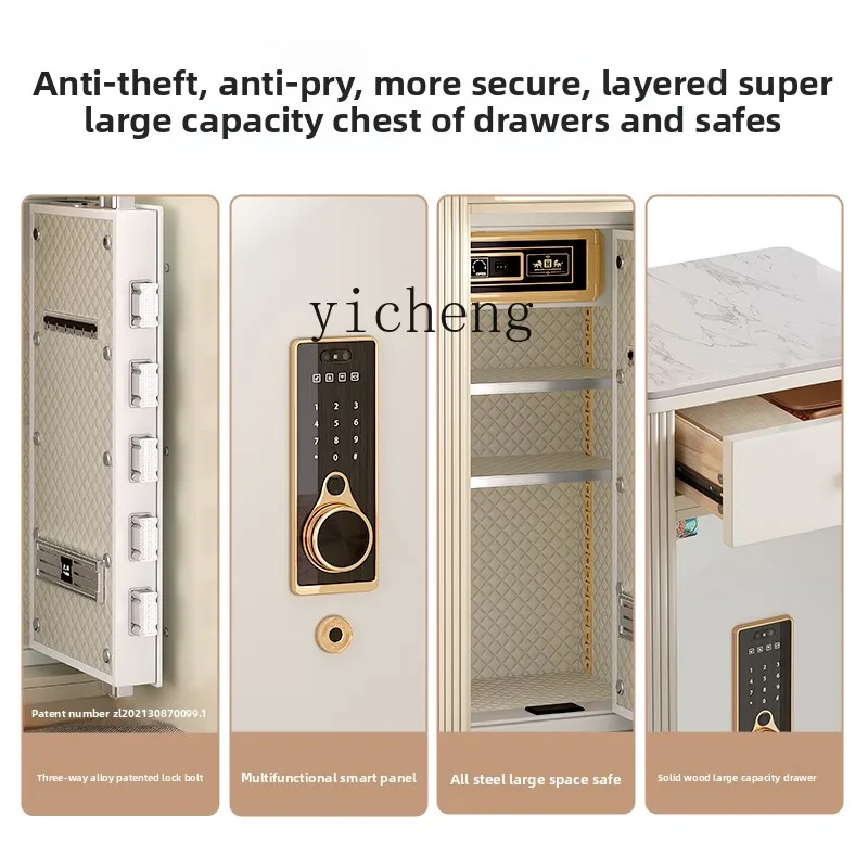 n1  Insurance Anti-Theft Hidden Bedside Cabinet Safe with Password Lock Invisible Safe