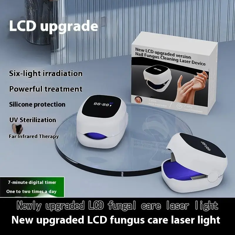 

Nail Fungus Laser Device 470NM Blue Light+910NM Ultra-Pulsed Invisible Laser Wireless Cold Laser Therapy Nail Cleaning Nail Care