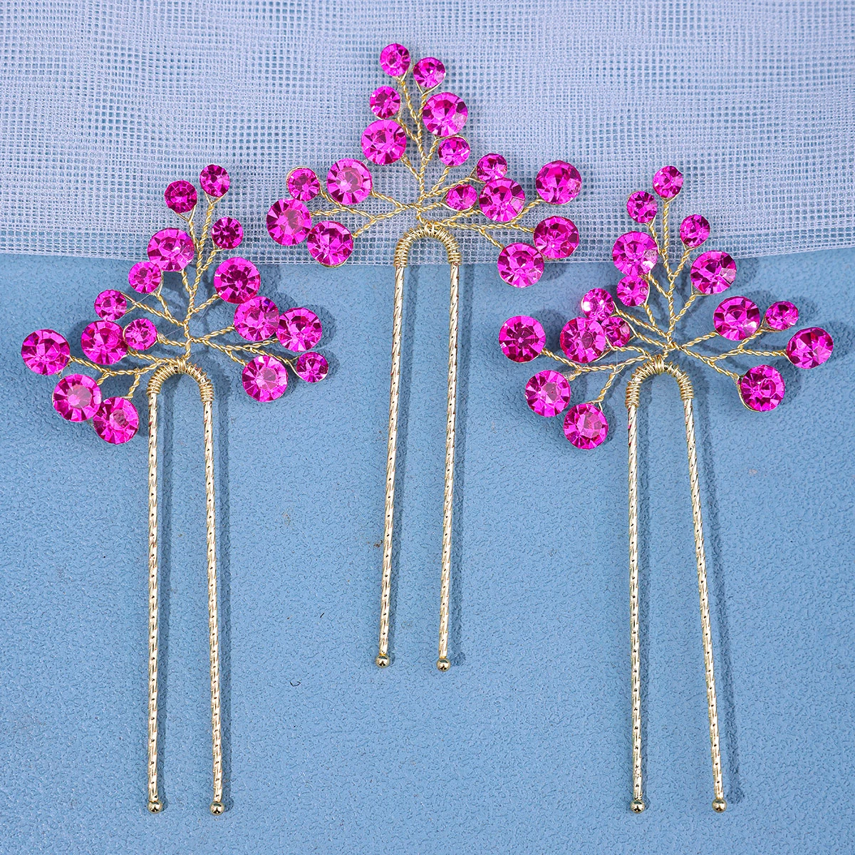 เครื่องประดับผมมุกของผู้หญิงกิ๊บติดผมแบบเรียบง่ายทำมือที่ติดผมกิ๊บติดผมสำหรับเจ้าสาวชุดเครื่องประดับผมแต่งงานสามชิ้น