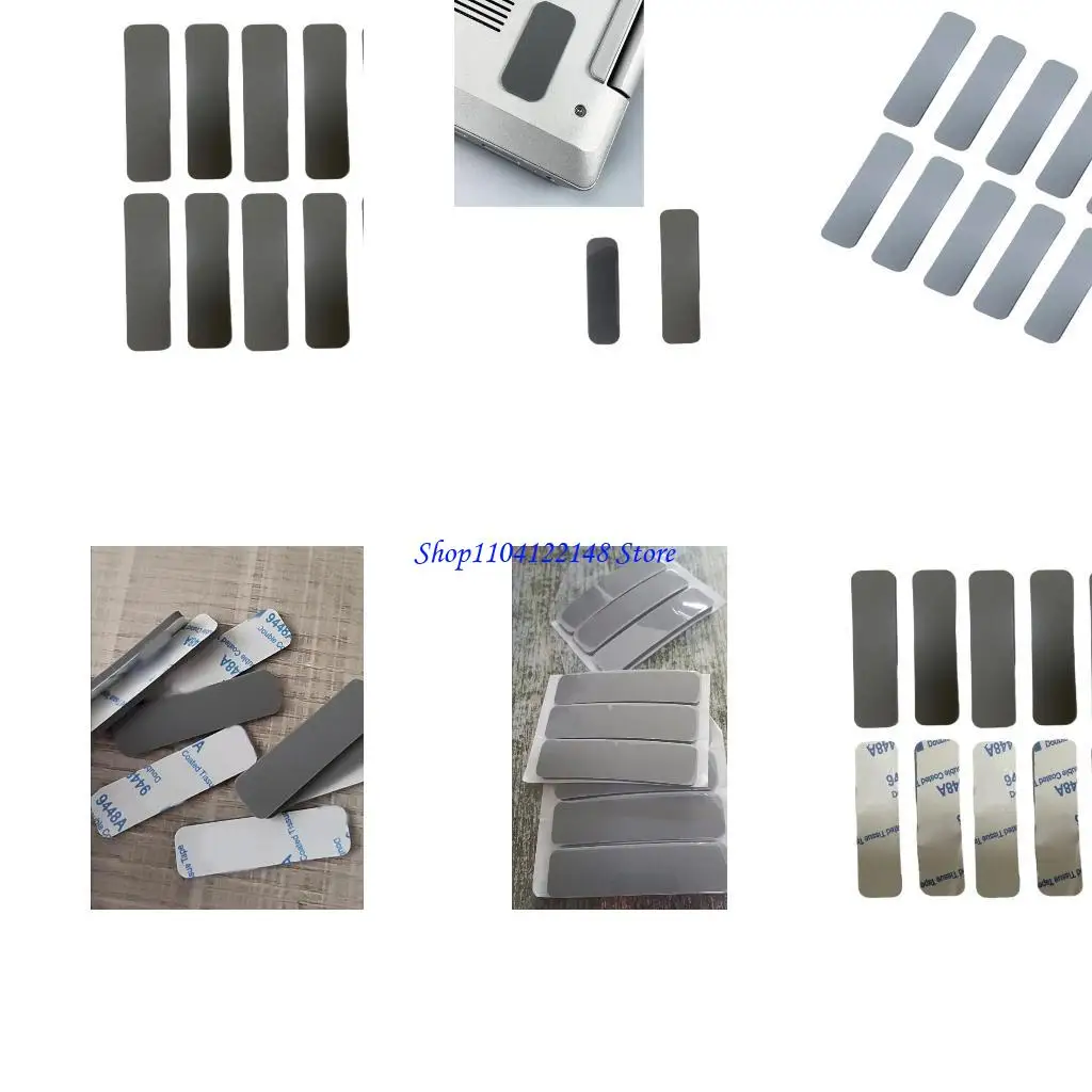 

P9FA 10Pcs AntiSlip SelfAdhesive Silicone Rubber Feet Pad Shockproof Oval Mats