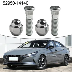 For Hyundai Accent Elantra Santa Fe For Kia Forte Forte5 Sportage No.52950-14140/52950-M1000 Wheel Stud Bolts Lug Studs 4pcs