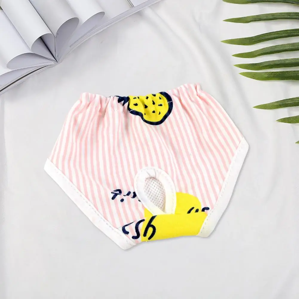 Dog Period Diapers Pet Menstrual Pants Breathable Cartoon Print Dog Menstrual Pants for Female Dogs Pet Physiological for Dogs