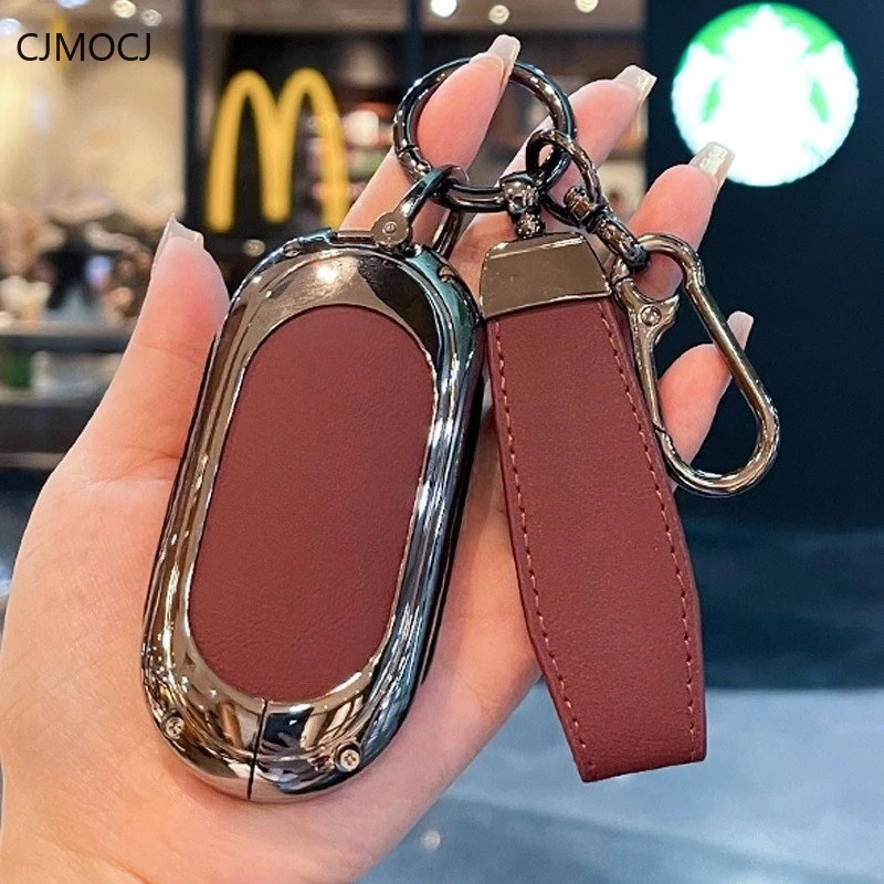 Premium Zinc Alloy Key Cover Case for Mercedes-Maybach S400L/S450L/S480/S580/S680/EQS/GLS - Protective Key Fob Shell Keychain