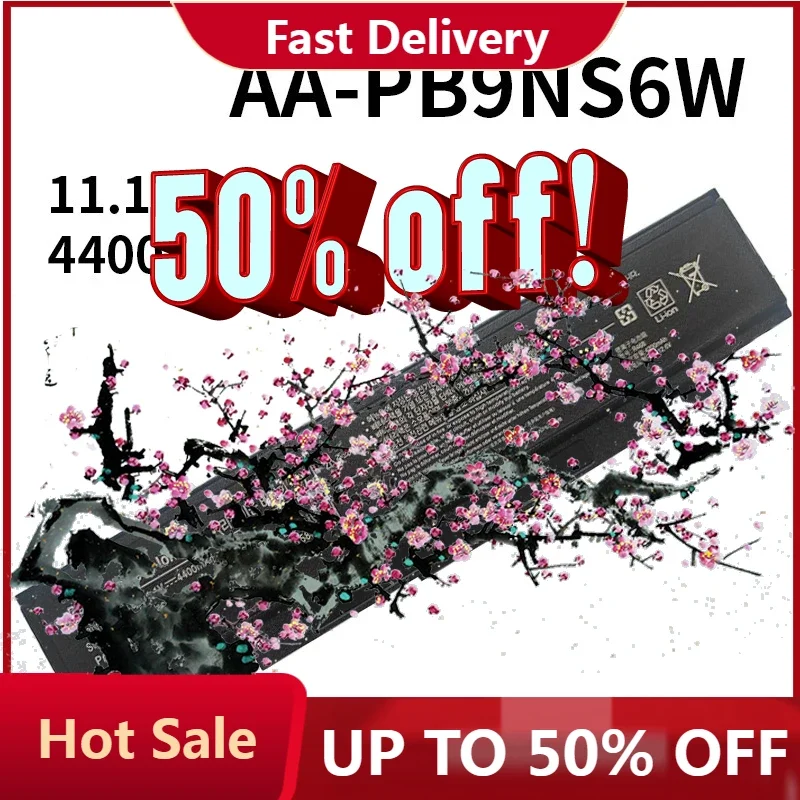

【Быстрая доставка】Новый аккумулятор для ноутбука 4400 мАч 11,1 В AA-PB9NC6B для Samsung R468 RV411 R428 R429 R439 R467 R470 R440