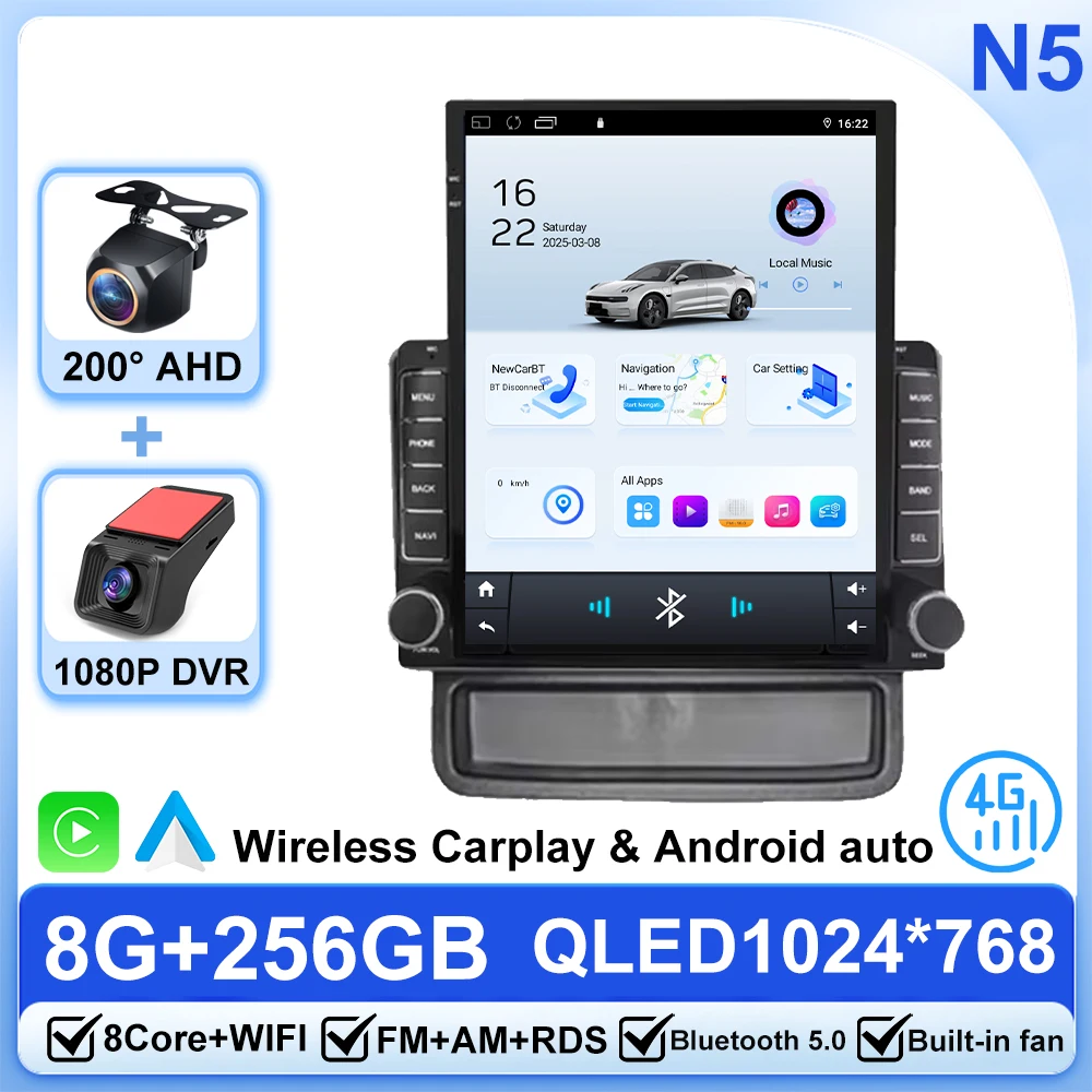 9.7 inch Android 15 Voor Renault Trafic 2 Voor Opel Vivaro EEN Voor Nissan primastar 2006-2014 Auto Radio auto multimedia speler GPS