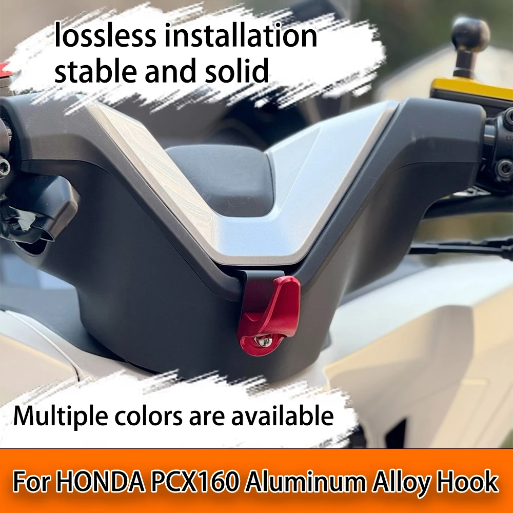 For HONDA PCX160 2025 2026 Motorcycle Accessories Helmet Hook Luggage Storage Bag Hanger Holder aluminum alloy folding hook