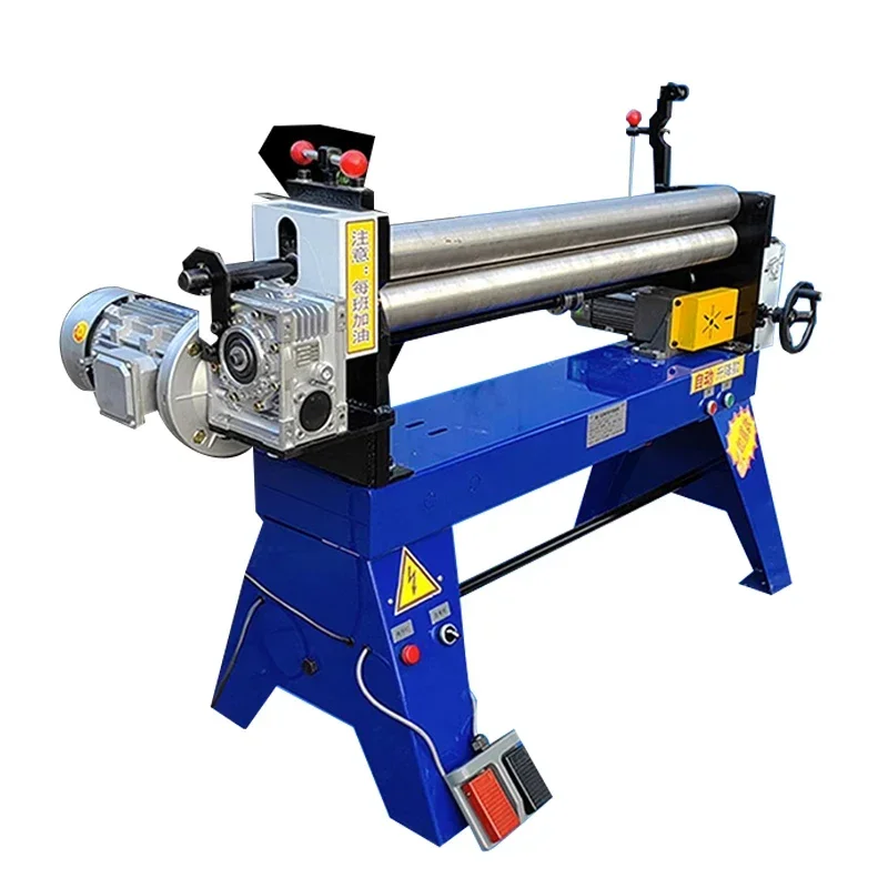OYLP 650MM Electric Rolling Machine Automatic Lifting Three-Star Axis Round Tube Rounding Equipment Stainless Plate Roll Round T
