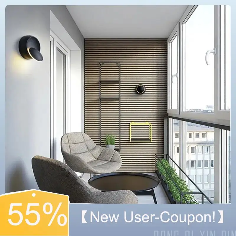 

A81M New- Innovative 6W Led Wall Light 360 Degree Rotatable Bedroom Bedside Lamp For Household Life Room Sconce Indoor Decoratio