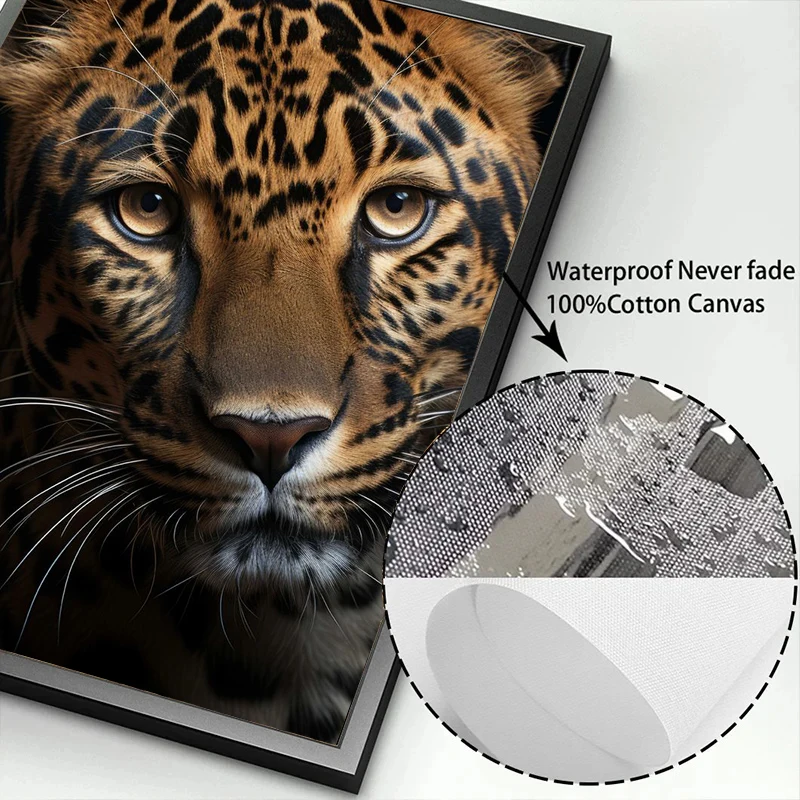 صورة حيوان أسد أسود رائع ، لوحة قماشية ، ملصق ، فن جداري ، نورديك ، غزال ، نمر ، ذئب ، صورة جمالية لديكور غرفة المعيشة