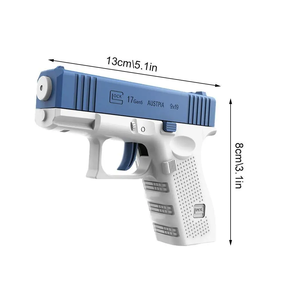 Brinquedo de pistola de água semiautomática - Pistola de esguicho de recarga rápida para crianças e adultos, jogo de luta aquática de verão ao ar livre