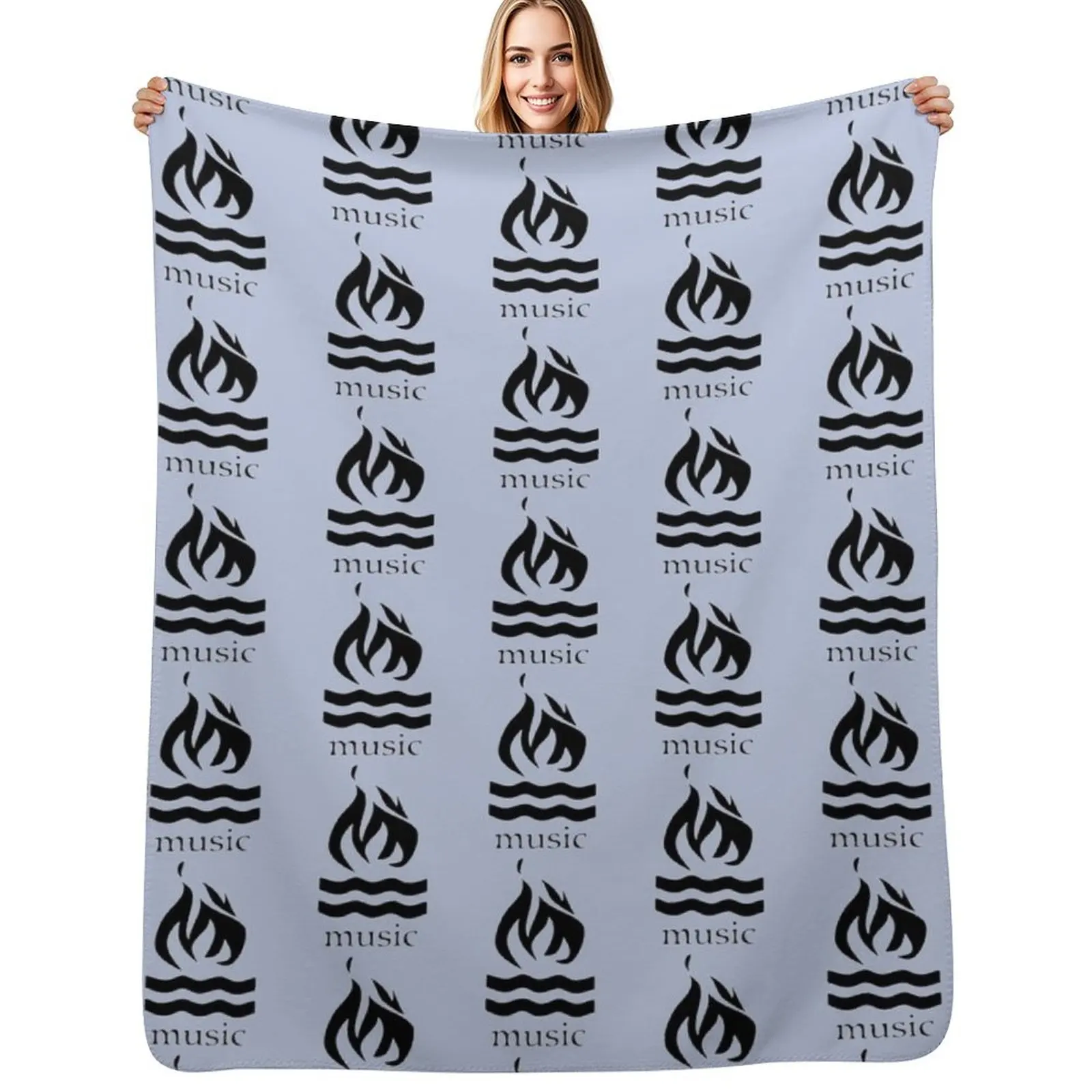 Hot Water Music Perfect Gift Yellowstone fans Throw Blanket Summer Cool Breathable Blanket for Sleeping