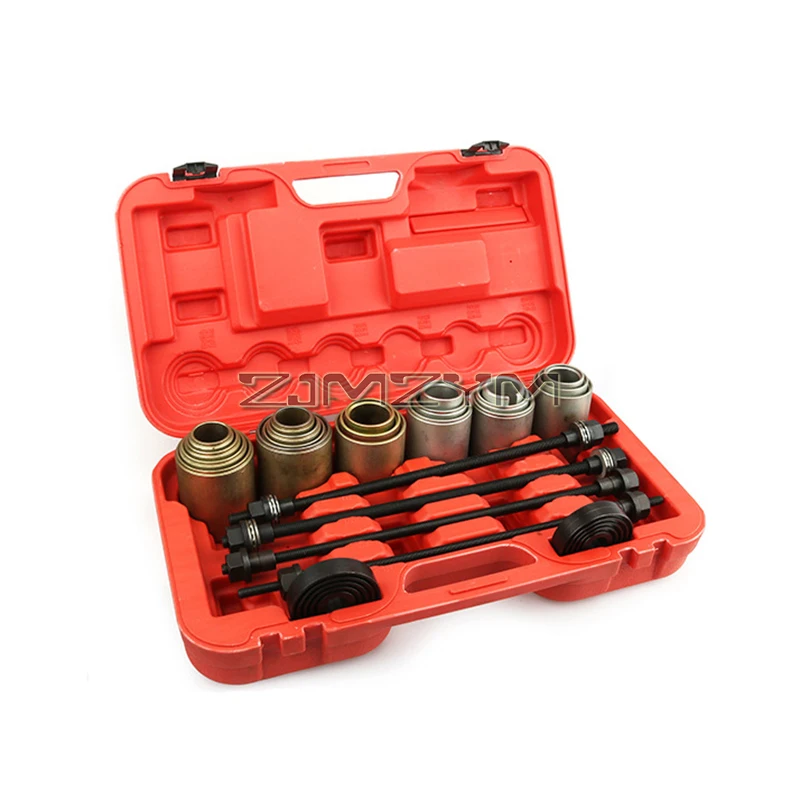 Bushing Driver Tool Set and Transmission Wheel Axle Bearing Race Seal Installer Remover, Bush Removal Puller Bearing Press Tool