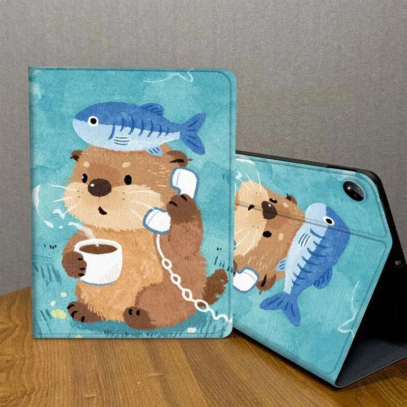 

Creative Animal Illustration For Vivo IQOO Pad2 Pad3 Pad5 Air SE Pro 12.1 12.3 13 11.5 11 inch Tablet Case