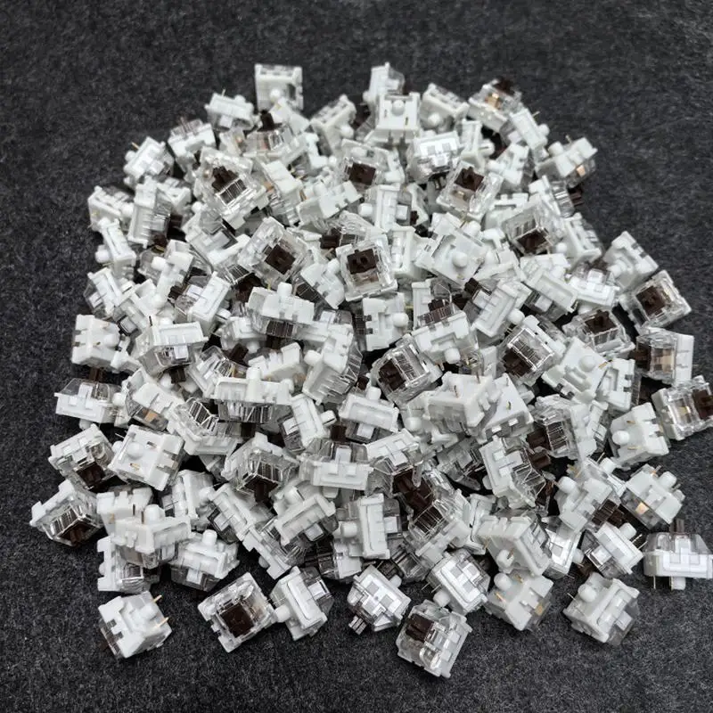 500pcs Hot Swappable Mechanical Keyboard Switch Dust-Proof Blue Red Brown Switches For DIY Keyboard With Key Cap Puller