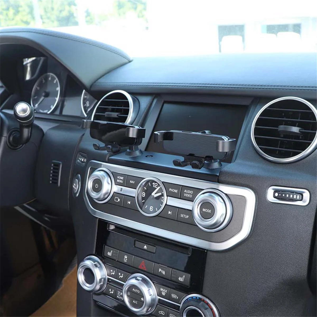 

Для Land Rover Discovery 4 LR4 2010-2016 автомобильное центральное управление навигационный экран кронштейн для телефона GPS держатель аксессуары жасмин