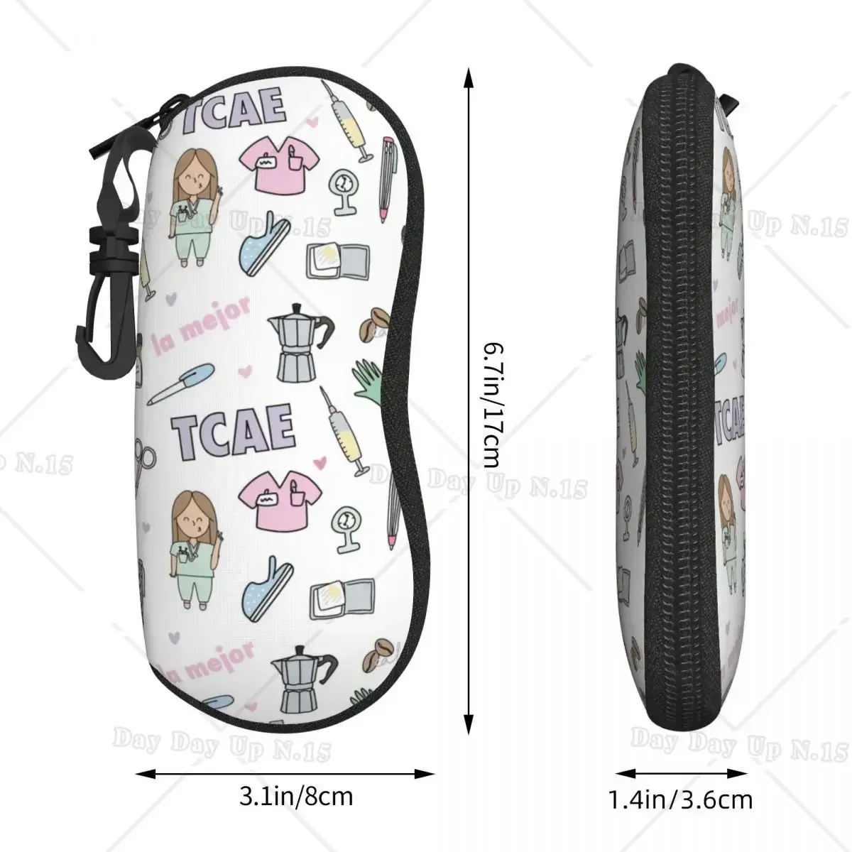Enfermera En Apuros Nurse Doctor Glasses Case Unisex Student Accessories Glasses Storage Box Protector Eyeglasses Box image 4
