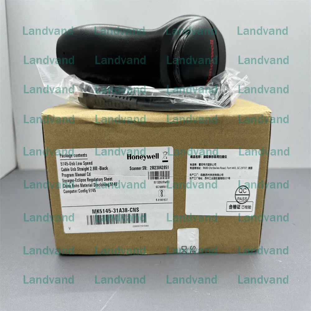 Honeywell Metrologic MK5145-31A38 Eclipse MS5145 1D Barcode Scanner w USB Cable