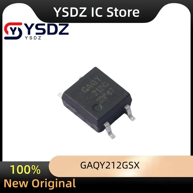 10 peças 100% originais gaqy212gsx gaqy212g sop-4 optoacoplador relé de estado sólido supsic