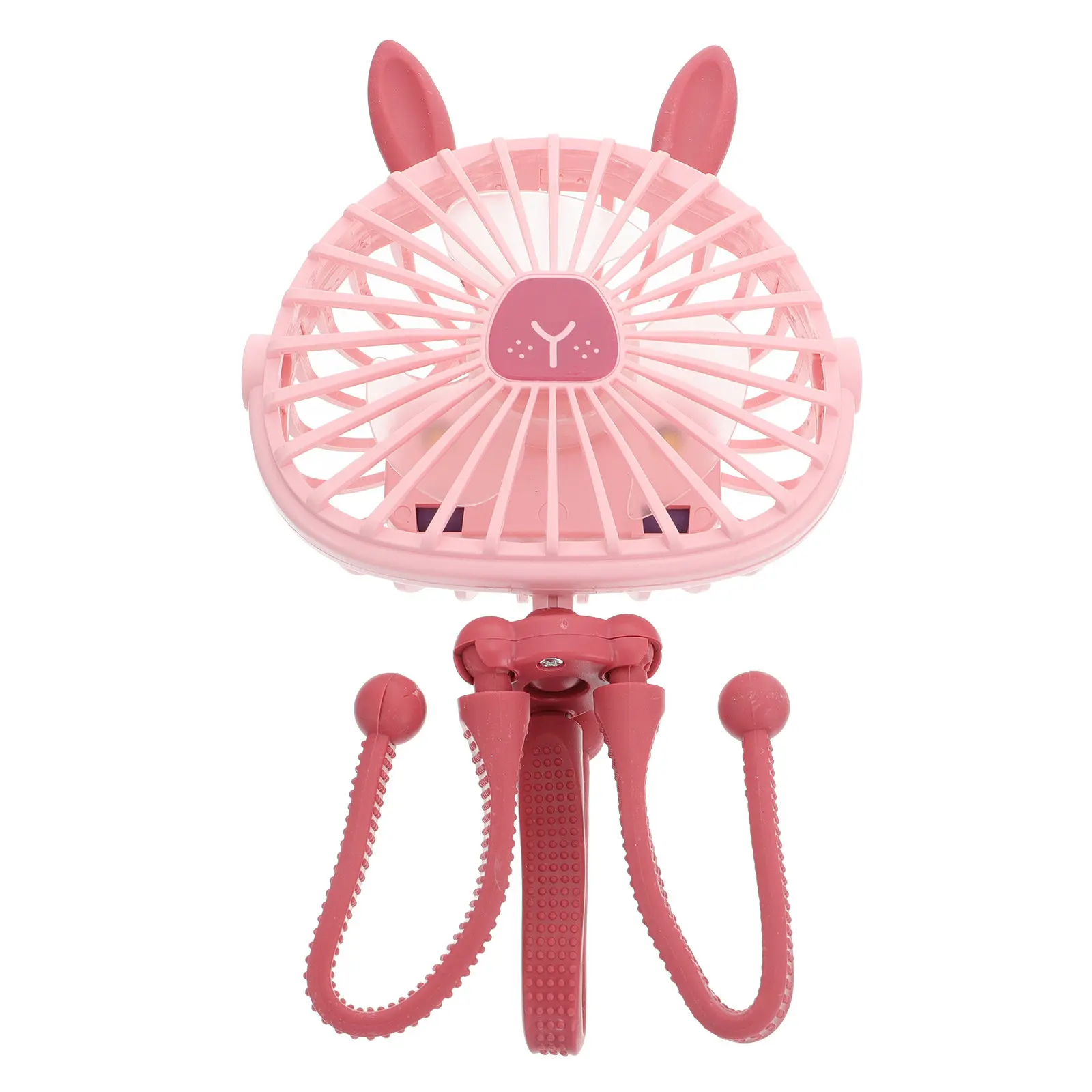 

1Pcs Stroller Fan Baby USB Portable Rechargeable Silence Mini Fan Adjustable Head Flexible Tripod Cooler for Crib Wheelchair