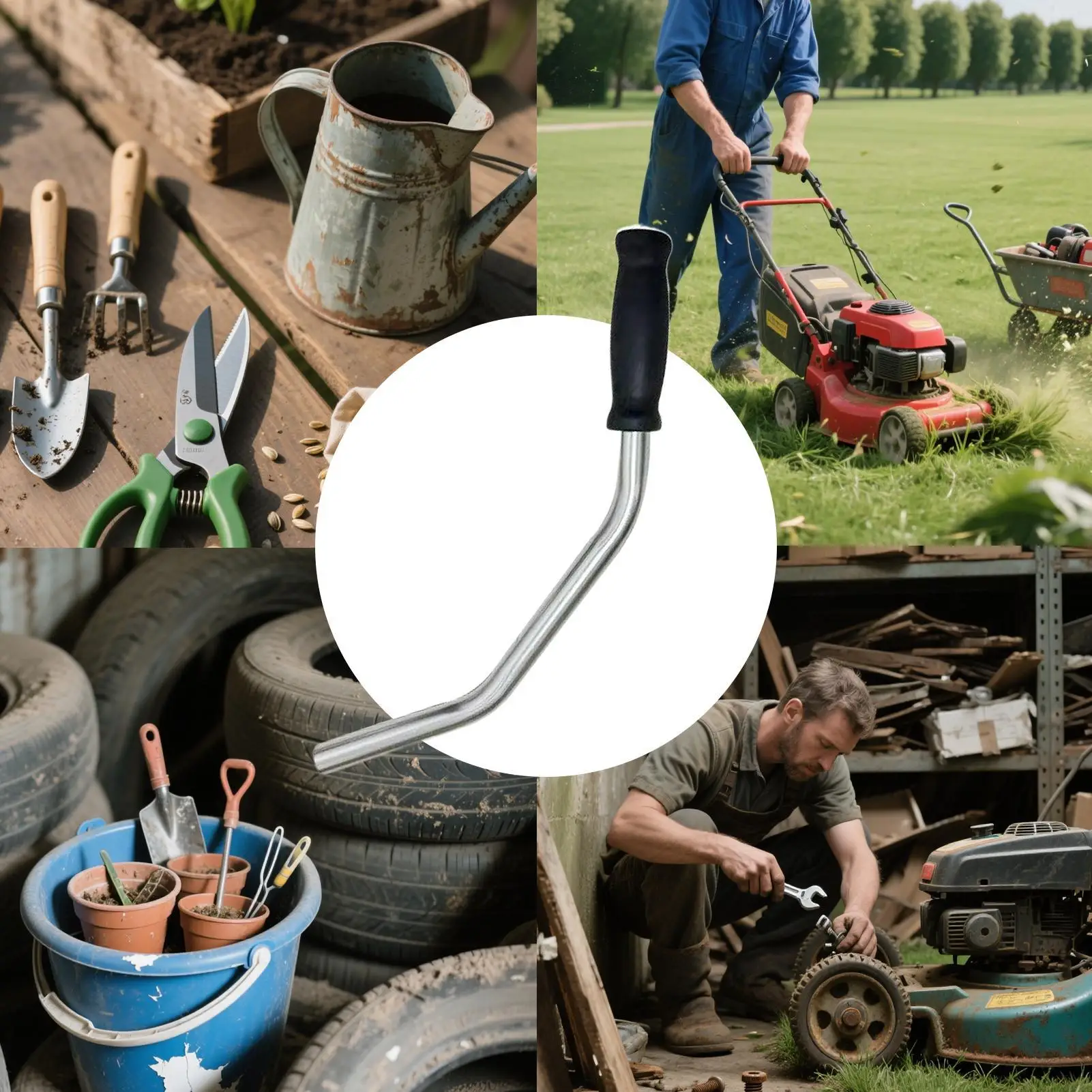 Rasenmäher Griff Rasen Trimmer Griff Ergonomischer Motor Rückstoß Ersatz Rasenmäher Drosselklappenschalter Garten Werkzeug Zubehör