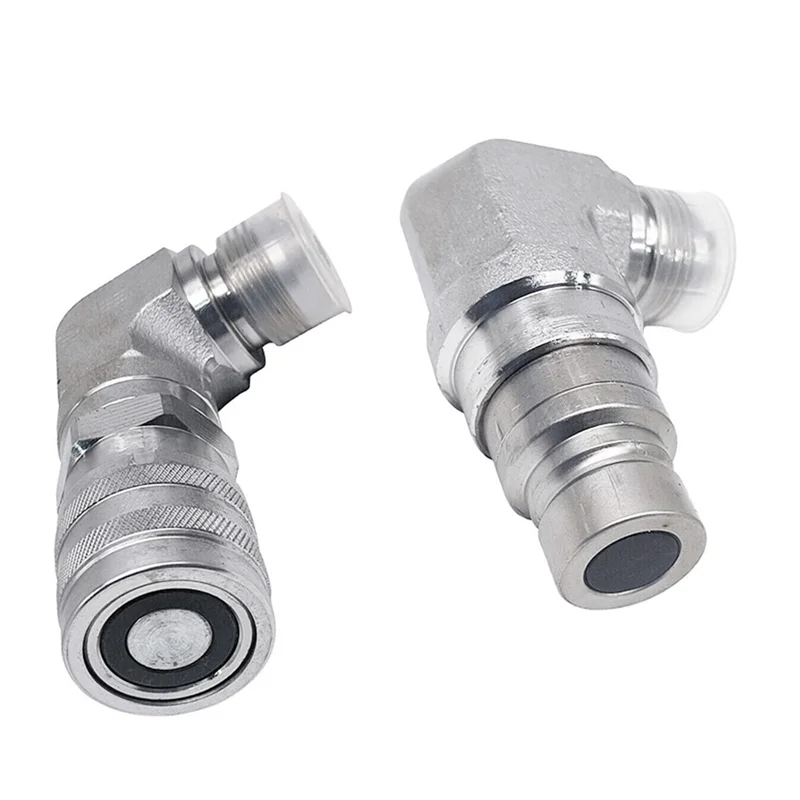 

Flat Coupler New Male & Female Hydraulic Flat Coupler 7246795 7246781 For Bobcat Skid Steer Loader 653, 751, 753