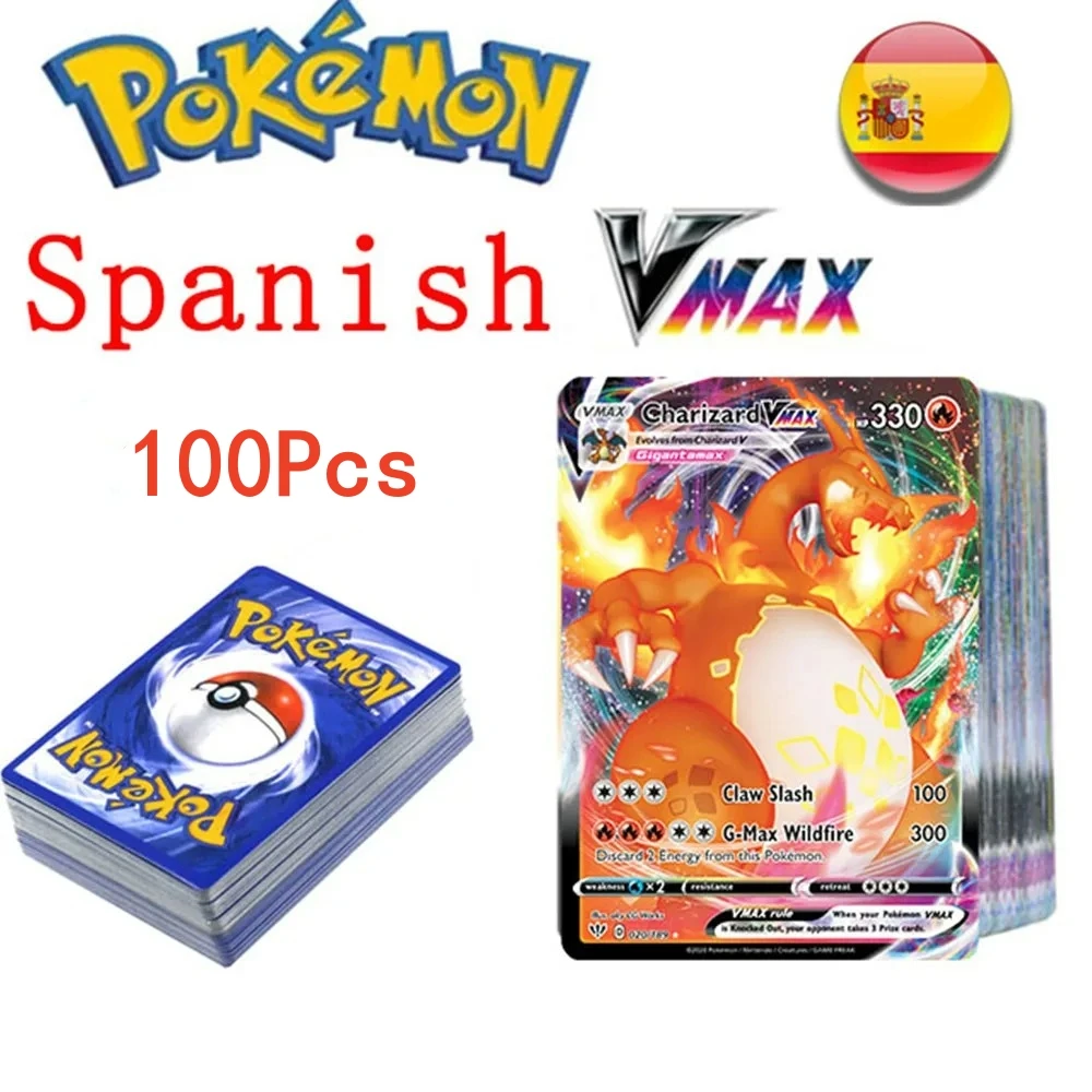 Pokemon Cards Vstar Vmax GX French Version Fun Flash Card Trading Cards Kids Card Christmas Birthday Gifts for Children Toy