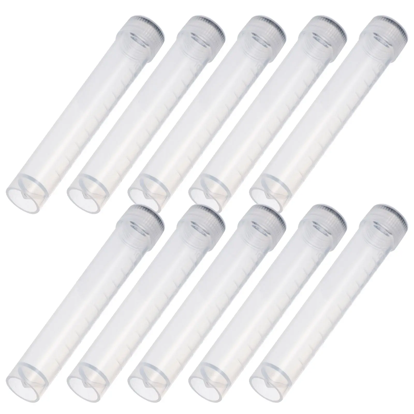 

10pcs Cryovial Tubes Freezing 10ml Cold Storage Plastic Test Screw Cap Sturdy Safe Experiment Sample Body Tests